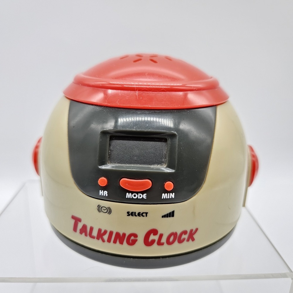 VTG 90s K.M.I Talking Digital Clock Alarm Disabled Vision Impaired Battery Works
